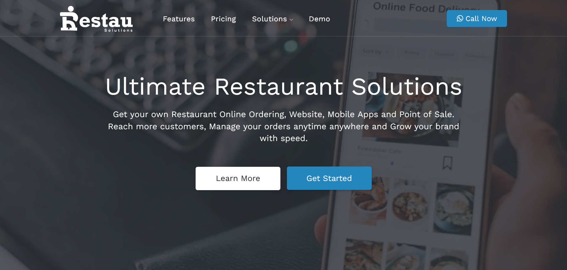 Restaurant Online Ordering System | Website, App & POS - RestauSolutions by Shafi Technologies